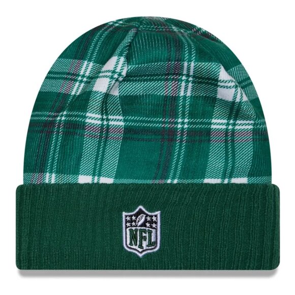 NEW - 2024 New Era Cold Weather Statement Knit Beanie (New York Jets) - Picture 2 of 2